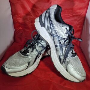 ASICS Gel-Excite 2 Running Shoes Mens 10 Silver Black T423N Athletic Sneaker